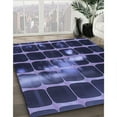 thumbnail image 2 of Ahgly Company Indoor Square Patterned Medium Slate Blue Area Rugs, 6' Square, 2 of 6