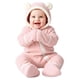 thumbnail image 1 of Mameluco de lana con capucha para bebé PATPAT Bear Pink 12-18 M, 1 of 8