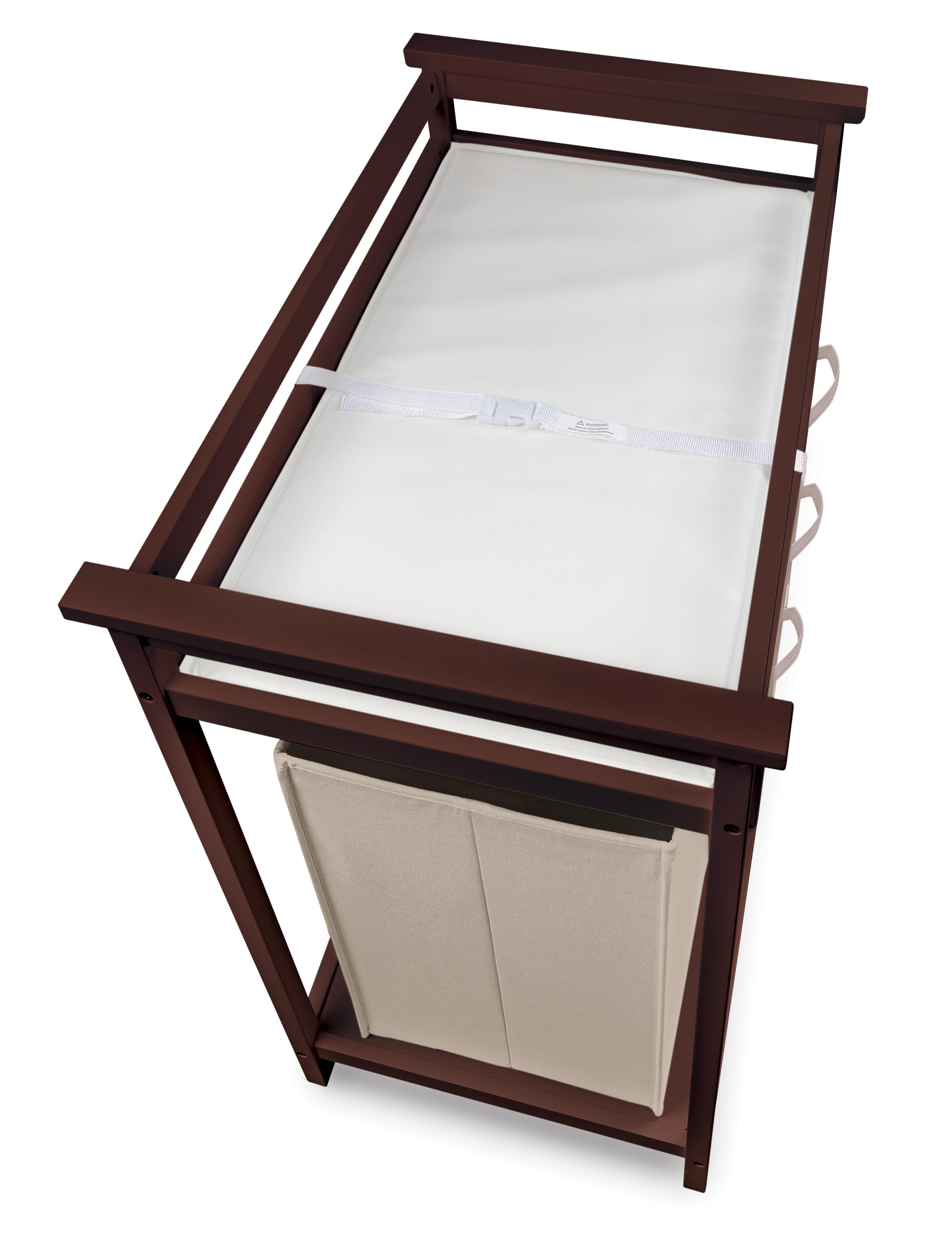 badger basket modern changing table & hamper
