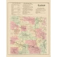 thumbnail image 2 of Whitman 20x24 White Modern Wood Framed Museum Art Print Titled - Eaton New York Landowner - Whitman 1875, 2 of 4