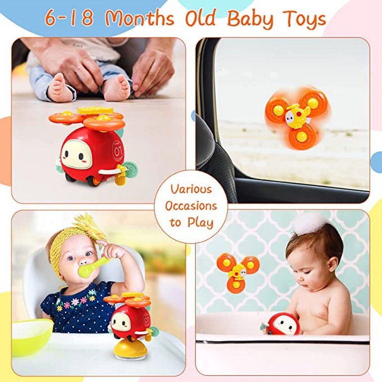 Baby Toys 12-18 Months - Montessori Toys for 1 Year-Old Boy Girls Sensory  Toys Pop Fidget Spinning Toys for 1-3-Year-Old Gifts Infant Toys for 12-18