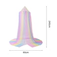 thumbnail image 2 of Mosquito Net Soft Star Sequin Net Yarn Cute Canopy Crib Curtain For Baby Room, 2 of 5