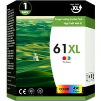 61XL Ink Cartridges Tri-color for Printer 61 Ink Cartridge Compatible for HP 61 Ink Cartridge Combo Pack Work with HP Envyw 4500 4501 Deskjet 2541 1-Pack