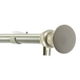 thumbnail image 5 of Deco Window 48" To 84" Adjustable Curtain Rod with Finial & Bracket Set - Nickel, 5/8 Inch Diameter, 5 of 7