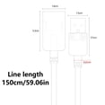 thumbnail image 5 of lanema USB Extension Cable USB Extender USB2.0 Extension Cable for Webcam Camera Phone Mouse Keyboard Printer Hard Drive, 5 of 8