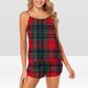 thumbnail image 1 of Puntoco Conjunto de pijama cómodo para mujer, pantalones cortos sin mangas para mujer, ropa de hogar transpirable y cómoda, conjunto de pijama, 1 of 4