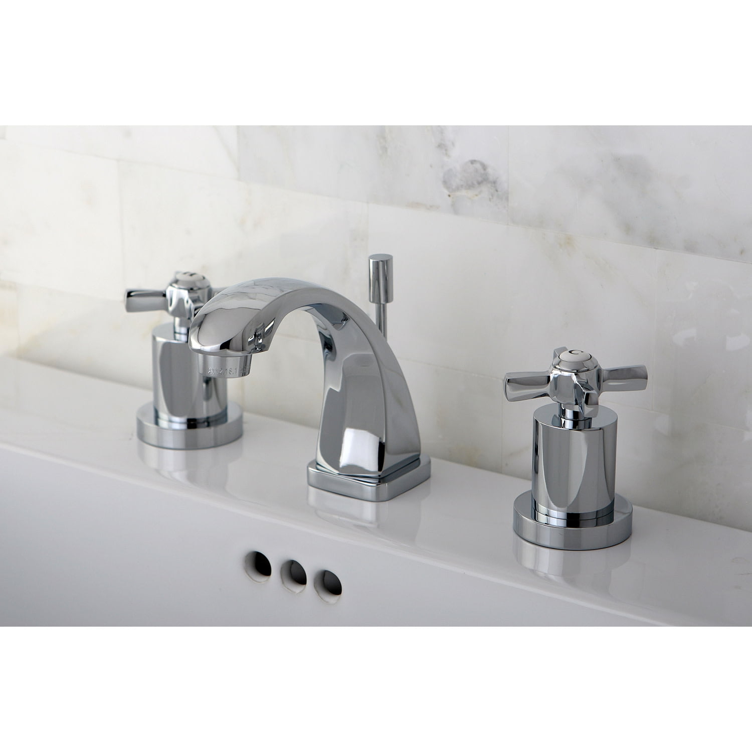Kingston Brass Millennium Mini Widespread Lavatory Faucet, Polished Chrome