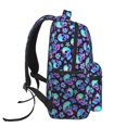 thumbnail image 3 of Balery Skull flower tie dye Mochila Escolar Impresa, Mochila Ligera para Viajes Casual, Mochila Duradera y Cómoda Multifuncional, Mochila para Laptop-One Size, 3 of 5