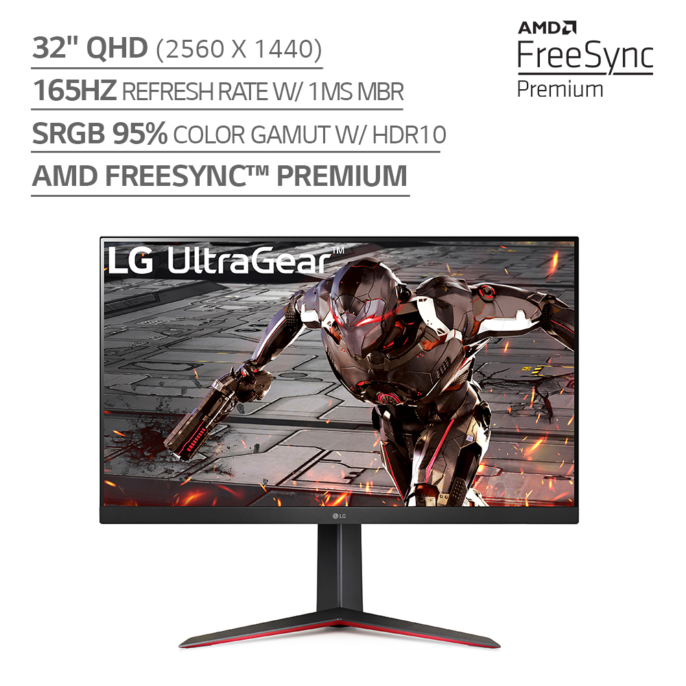 LG 32GN600-B UltraGear 32" Gaming Monitor, Black photo 3