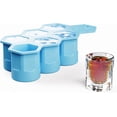 thumbnail image 1 of WWS-Hexagon Silicone Ice Shot Mold, 6 Glass Capacity, 1 of 4