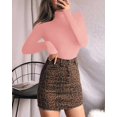 thumbnail image 2 of Xishao Women's Mock Neck/Turtle Neck Long Sleeve Modal Bodysuit Jumpsuit Xishao ropa, 2 of 2