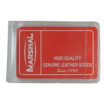 Marshal Wallet Water-Resistant Men Badge & ID Holders, Leather Blue, 0.8 oz, 2 Set