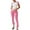 Pink, variant on Athletic Outfit Sets for Women Summer Workout Running Gym T-Shirt and Pants Casual Active Slim Fit Tracksuits