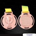 thumbnail image 2 of Correa antorcha medalla recuerdo aleación de zinc deporte competición premio con (cobre) Hugtrwg  Para estrenar, 2 of 6