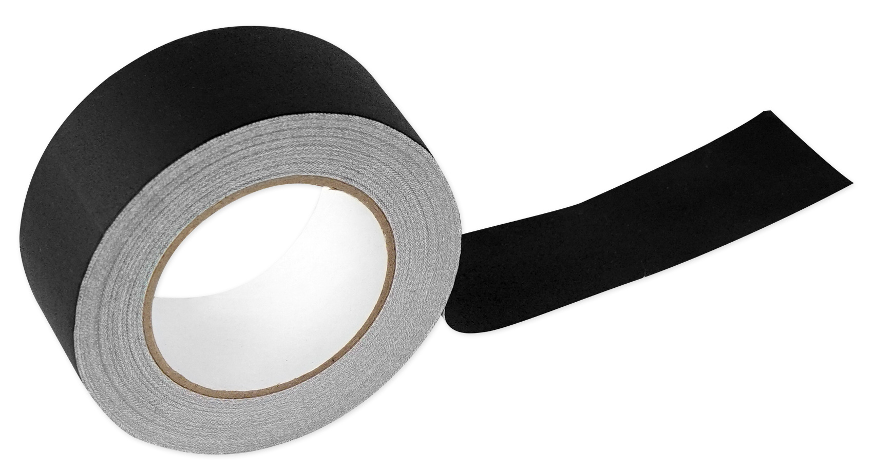 (4) Rolls Rockville Pro Audio/Stage Wire ROCK GAFF Black Gaffers Tape 2"x100 Ft