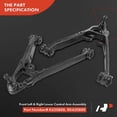 thumbnail image 3 of A-Premium Pair Front Lower Control Arm with Ball Joint Compatible with Chevrolet Silverado 1500 Tahoe Suburban Avalanche GMC Sierra 1500 Yukon Escalade, 3 of 8