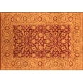 thumbnail image 1 of Ahgly Company Indoor Rectangle Oriental Orange Industrial Area Rugs, 2' x 5', 1 of 4