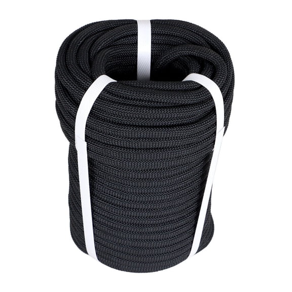 3/8 "x 100' Braided Polyester Arborist Rigging Rope Garden 3250lbs, High Strength, Low Stretch, Torque Free