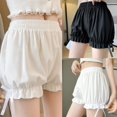 thumbnail image 2 of Womens Bloomers Maid Ruffle Pumpkin Pants Shorts H7EF, 2 of 5