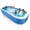 Blue, variant on TaoTronics Inflatable Swimming Pools, 120'' x 72'' x 20'' Blow up Swimming Pools, Kiddie Pool Large Size Thickened Blow up Swimming Pools Play Center for Kids Children Family Outdoor Garden Backyard