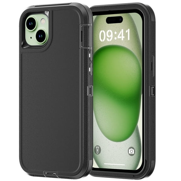 AICase Compatible With iPhone 15 Plus 6.7 inch Case Heavy Duty Shockproof Rugged Cover