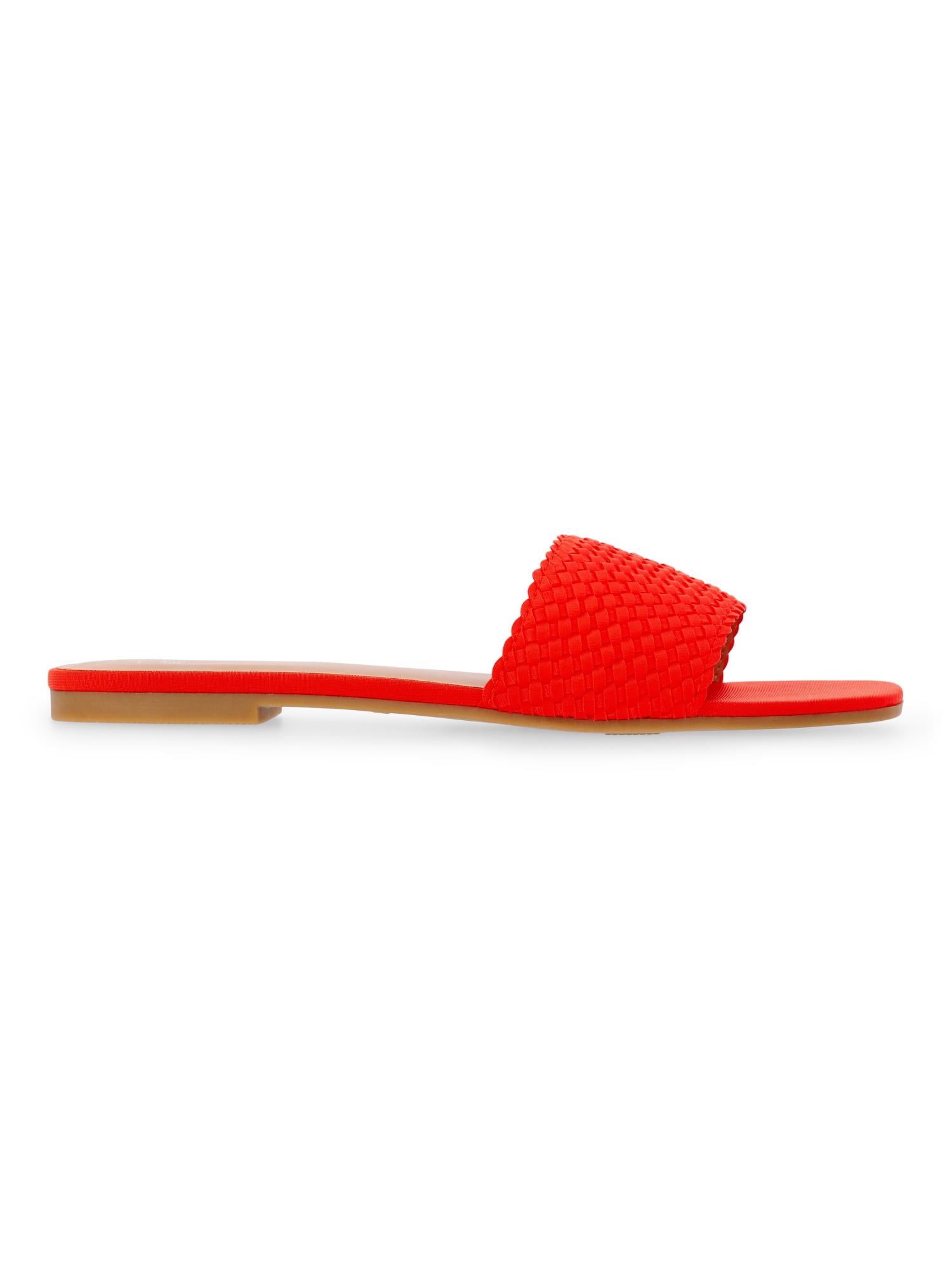 Time and Tru Women's Quilted Slide Sandal