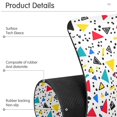 thumbnail image 4 of Yayeee Faucet Mat for Kitchen Sink 14.7" Diatomite Long Splash Guard Pad, Colorful Triangles, 4 of 7