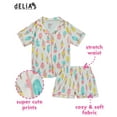 thumbnail image 4 of dELiA*s Girls Pajamas Set - 2 Piece Button Down Shirt and Pajama Shorts Cute Pajamas for Girls (4-16), 4 of 7