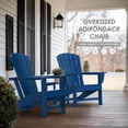 thumbnail image 2 of Pipopa Outdoor Adirondack Chair Set of 2,Weather Resistant Adirondack Chair for Patio,Garden,Lawn,Blue, 2 of 9