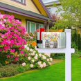 thumbnail image 3 of Spring Mailbox Covers Magnetic Floral Mailbox Cover Flowers Mailbox Wraps Magnetic Standard Size 21x18 Inch Tulips Jar Decorative Mailboxes for Outside Garden Yard Farmhouse Buffalo Plaid, 3 of 6
