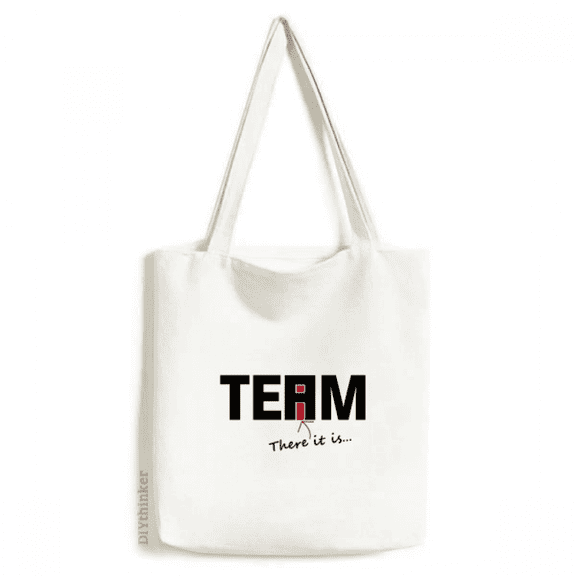 Team Individual Search Art Deco Fashion Tote Canvas Bag Shopping Satchel Casual Handbag