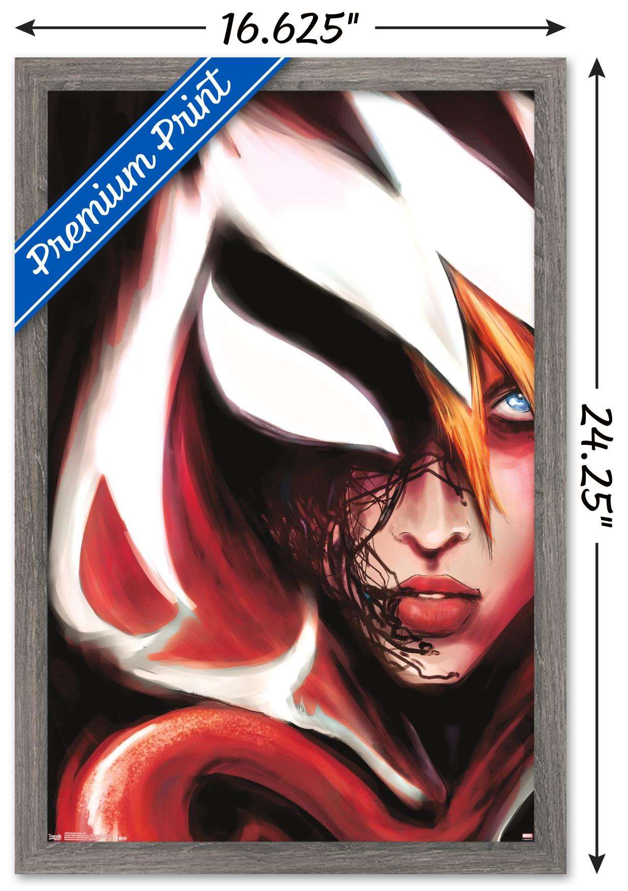 Marvel Comics - Spider-Gwen - Cover #26 Wall Poster, 14.725" x 22.375", Framed