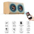thumbnail image 4 of W7 Wooden Bluetooth Speaker W7(Light Yellow Wood Texture), 4 of 4