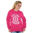 thumbnail image 4 of Feeling Cranky Bicycle Crank Cyclist Sweatshirt for Men or Women Brisco Brands X, 4 of 6