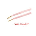thumbnail image 3 of INSPIRE CHIC Unisex PU Leather Flat Shoe Laces for Sneakers Boots Pink 80cm/31.5", 3 of 4