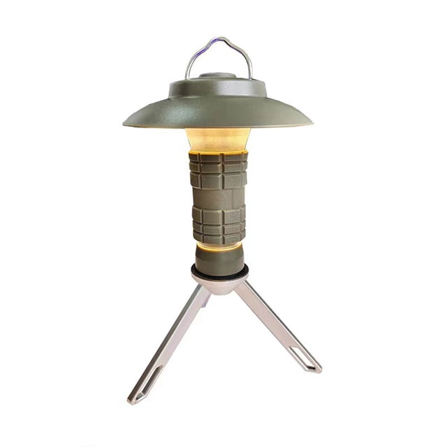 Wosthever Luz LED recargable para acampar para aventuras al aire libre, luz colgante ligera y portátil para tienda de campaña Estufas de camping Química Verde