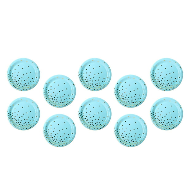 licencia de Papel 10 / Establecer licencia / licencia Desechable, de BLESIY Platos de papel para fiesta