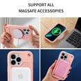 thumbnail image 6 of SaniMore for iPhone 13 Pro Max Magnetic Case Support Wireless Charging, Soft Silicone & Hard Plastic Frame Built-in 36 Grain N52 Magnets Heavy Duty Full Body Protective Shell, Rosegold, 6 of 6
