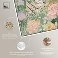 thumbnail image 4 of Spring Magazine Tiger Canvas Vintage Animal Art by Art Remedy, White Frame, 24" x 36", 4 of 7