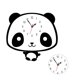 thumbnail image 3 of Columpio Reloj colgante decorativo Reloj de pared silencioso en forma de animal para Ministerio del Interior Kearding HA001622-00, 3 of 6