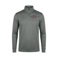 thumbnail image 5 of Southern Illinois Salukis Reebok Mens Dark Gray Textured Qtr Zip Pullover, 5 of 5