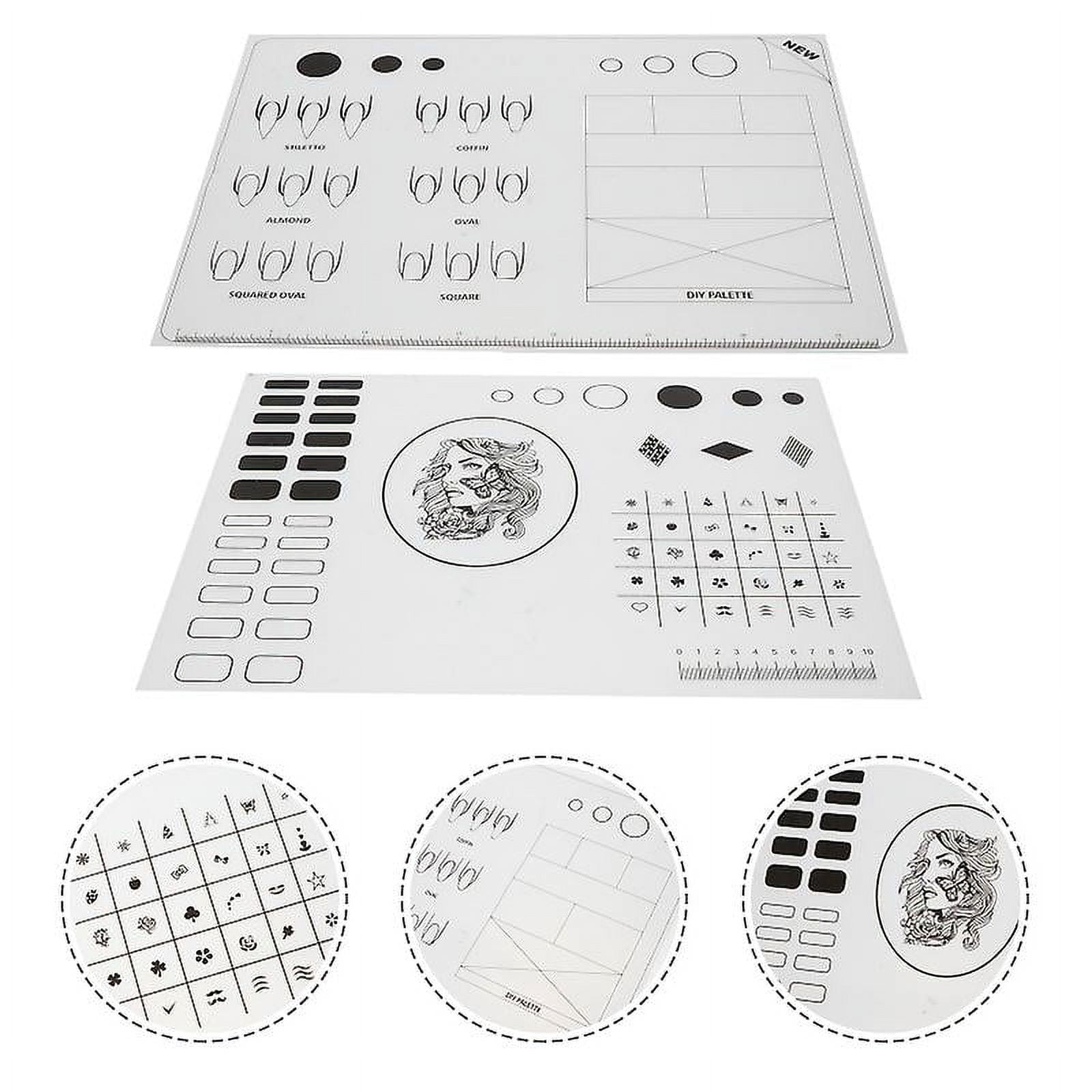 2pcs Nail Art Mat