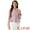 Pink, variant on Women's Peter Pan Collar Ruffles Office Blazers S Pink