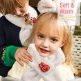 thumbnail image 5 of Bufanda de lana para niños y niñas, bufanda cálida para invierno y otoño para niños, bufanda para cuello, calentador de cuello, bufanda para niños, 5 of 5