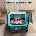 thumbnail image 4 of Corralito BEBANG para Cachorros, Gatos y Perros, Portátil, Plegable, Gris, Talla S, 4 of 8