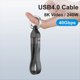 thumbnail image 3 of Cable de Carga Rápida USB-C A C de 40 Gbps con PD de 240 W, 3 Unidades, Cable de Transferencia de Datos para Disco Duro., 3 of 7