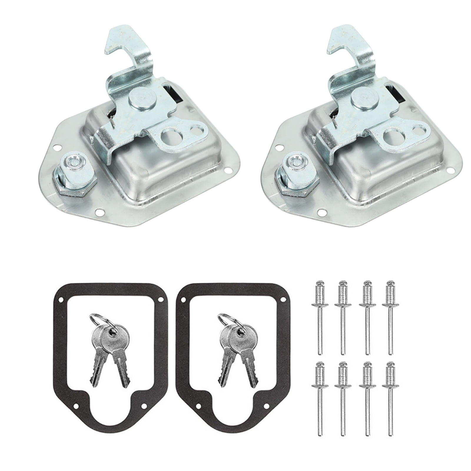 Heavy Duty Stainless Steel Truck Tool Box Lock Easy Installation, Wide Applications