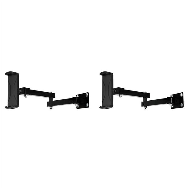 2X Soporte Plegable Montado en la Pared de la Tableta del Teléfono Móvil Ángulo de Estiramiento Ajustable Soporte de la Tableta Voladizo Montado en la Pared