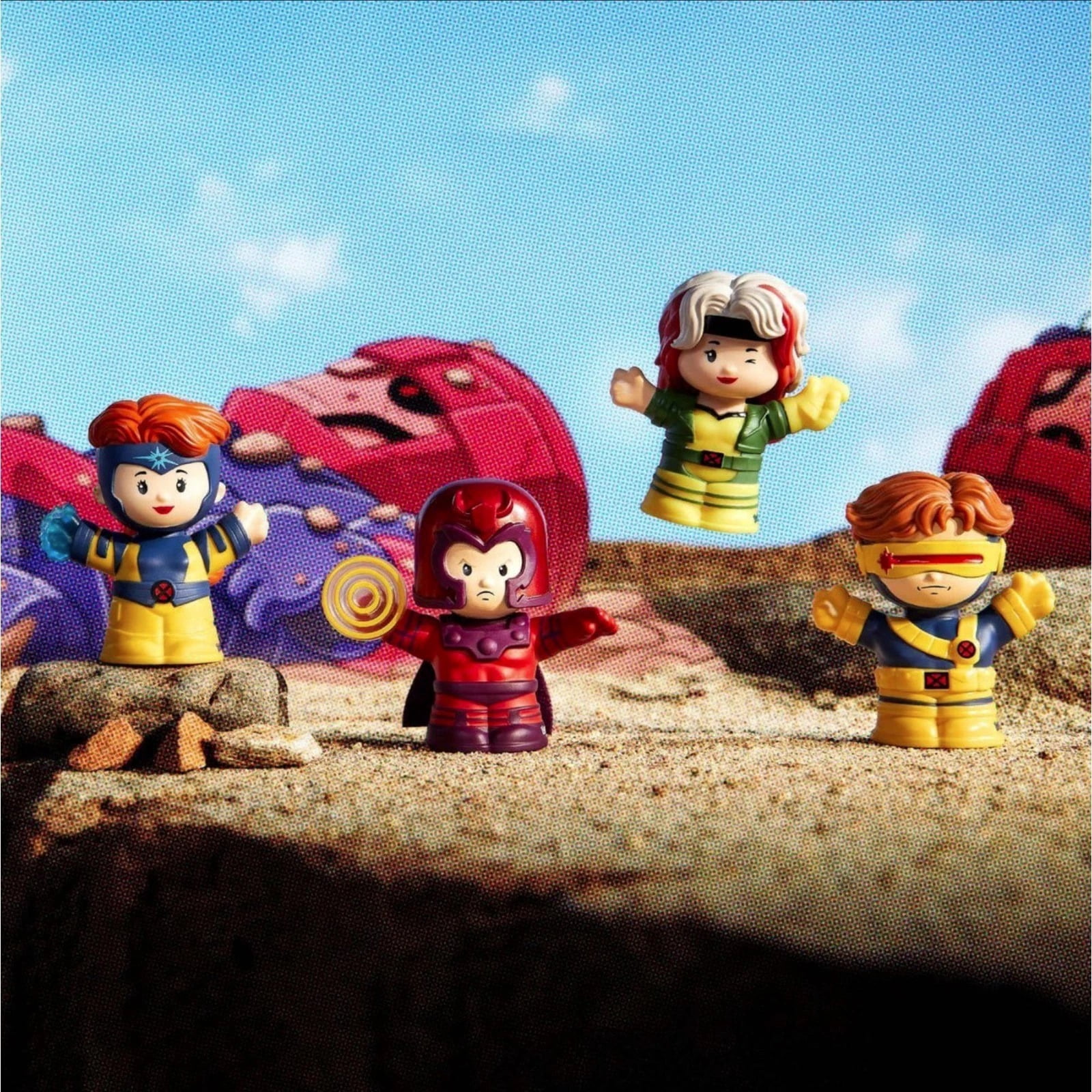 Marvel X-Men '97 Issue 2 Little People Collector 4 Piece Figure Set Fisher-Price