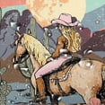 thumbnail image 4 of Western Cowgirl Shower Curtains, Vintage Country Western Girl Shower Curtains for Bathroom, Cowgirl Decor for Teen Girls, Cowgirl for Women Fabric Shower Curtain with Hooks, 70X84IN, 4 of 5